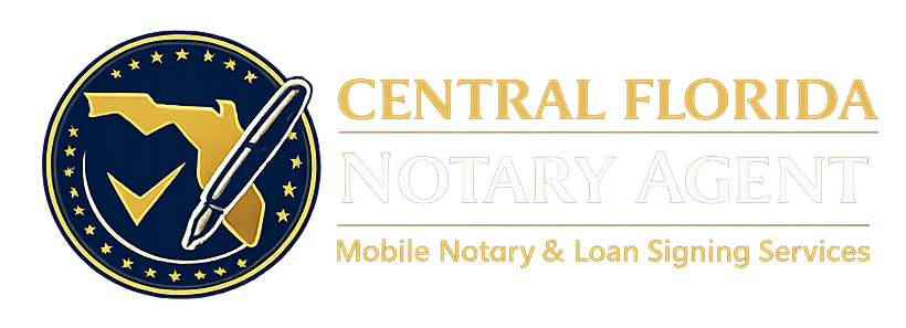 Logo for Central Florida Notary Agent